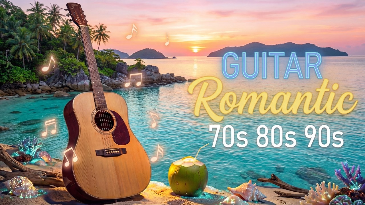 The Best Classical Instrumental Music 🌊🎸 Relaxing Guitar Melodies with Peaceful Ocean Views