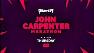 Amc Fearfest 2024- John Carpenter Marathon Promo