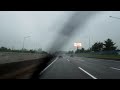 Highway Driving in the Rain - Seoul to Yeongjongdo, Incheon in Korea (No Talking, No Music)