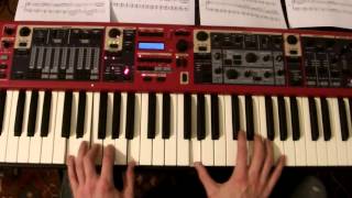 Video thumbnail of "Libertango easy piano version"