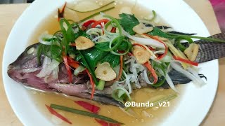 steam ikan nila,enak,bargizi, masaknya juga mudah