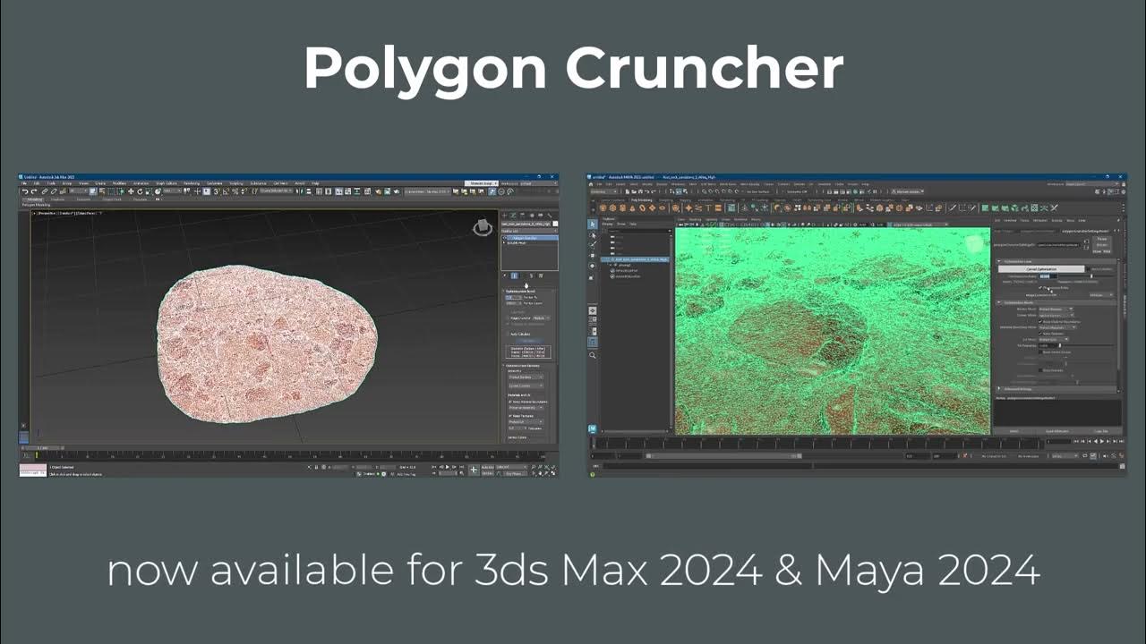 3ds Max 2024 & Maya 2024 Polygon Cruncher update YouTube 3ds Max 2024 & Maya 2024 Polygon Cruncher update YouTube