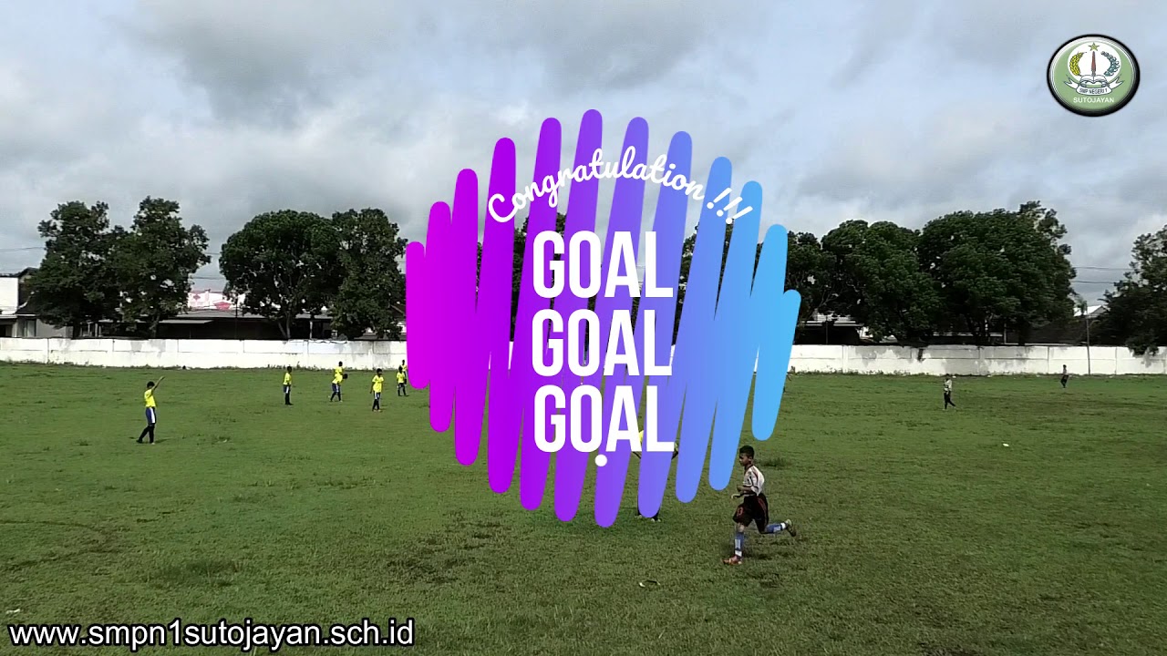 Sepak bola SMPN 1 VS SMPN 3 Sutojayan Seleksi Kecamatan Gala Siswa Indonesia