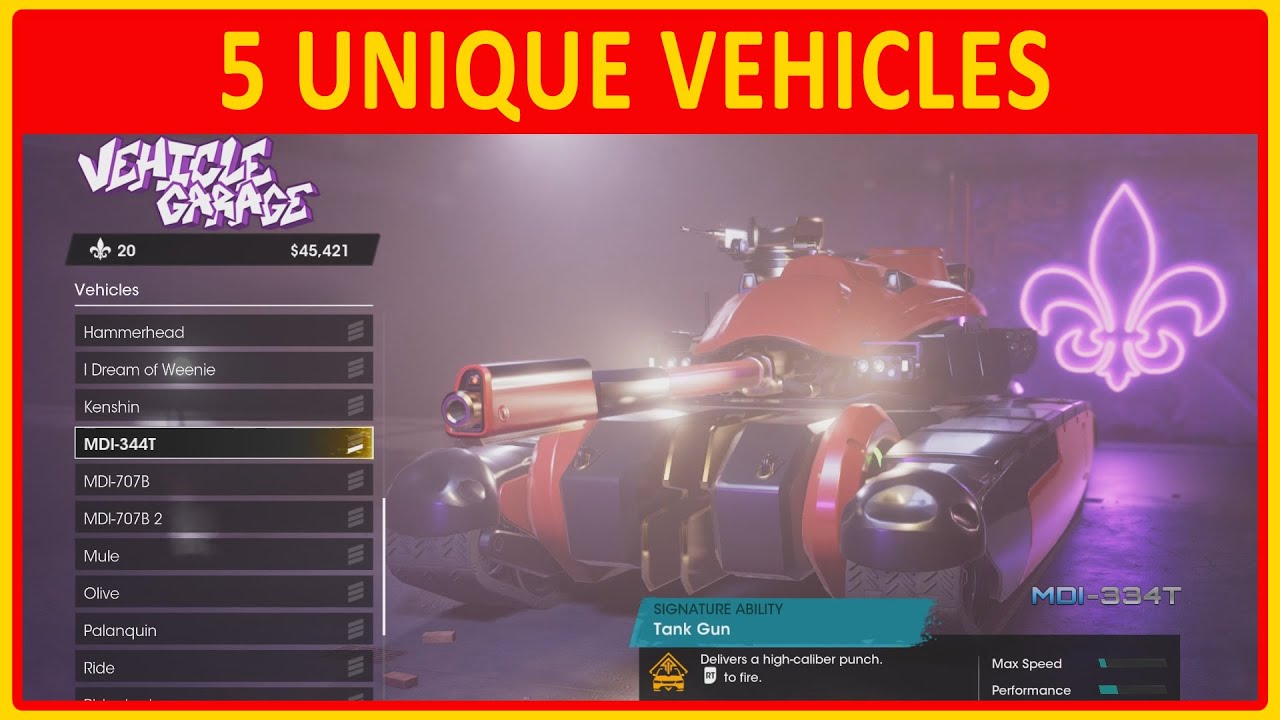 Saints Row (2022): How To Get A Tank  Most Powerful Vehicle Guide -  Gameranx