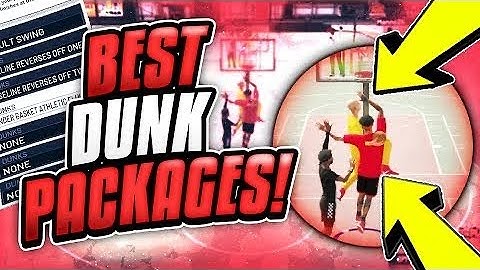 NBA 2K20-BEST DUNK PACKAGES TO TRIGGER CONTACT DUNK! RARE CONTACT DUNKS!TRIGGER CONTACT DUNKS