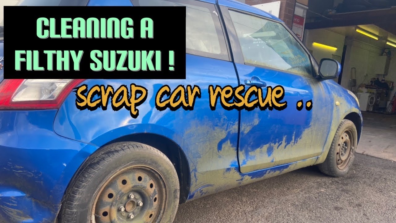 Cleaning the dirtiest car ever! Suzuki swift deep clean disaster detail