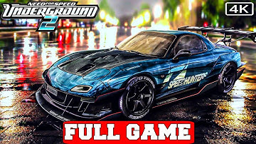 Need for Speed Underground 2 Full Game Gameplay Walkthrough No Commentary (PC 4K 60FPS Longplay)