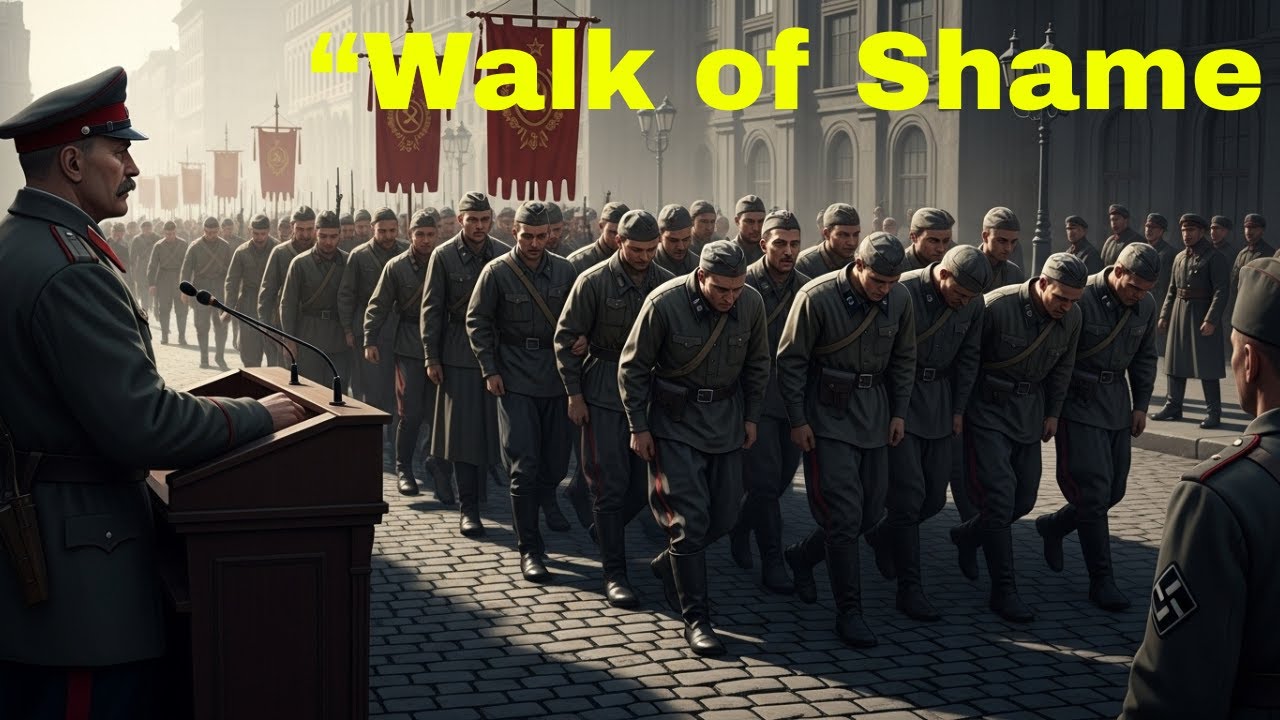 The Walk of Shame: Stalin’s Parade of Nazi Prisoners  UNCENSORED....