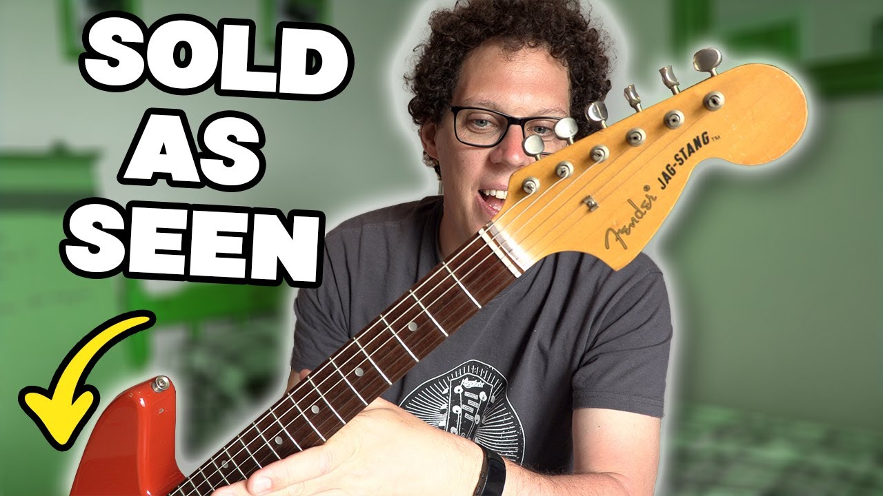 I Bought a Bucket List Guitar at Auction 1997 Fender Jagstang YouTube