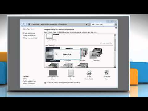 How to enable Aero (window transparency) in Windows® 7