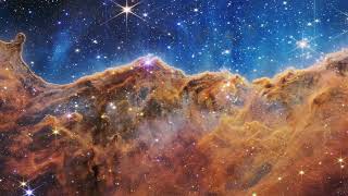 4K Cosmic Cliffs In The Carina Nebula - Webb Space Telescope Fly-Through Nircam Image