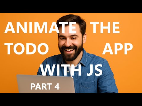 Your Todo App Comes Alive! Add Tasks Dynamically with JavaScript Part 4 #javascripttutorial  #learn