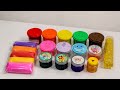 Colorful Slime & Clay Collection 😍 | Cartoon Characters + Air Dry Clay Fun 🌈✨