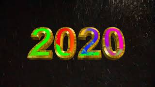 3D Новогодний футаж 2020