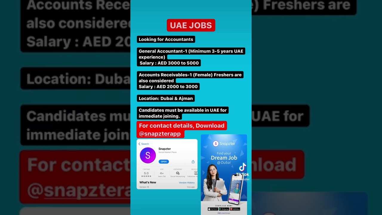 Accountant Job Dubai | UAE Accountant Job Vacancy