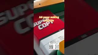 automatic A4 paper making machine #machine #factoryproducts