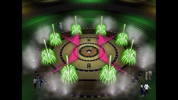 Mẫu Nhạc Nước Âm Nền Hình Tròn - Đài Phun Nhạc Nước Hình Tròn