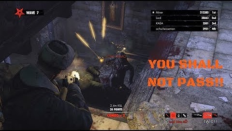 Zombie Army Trilogy Horde Coop Multiplayer Gameplay | Dead Mans Bluff