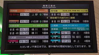 JR東日本 高崎駅 改札 発車標(LED電光掲示板)