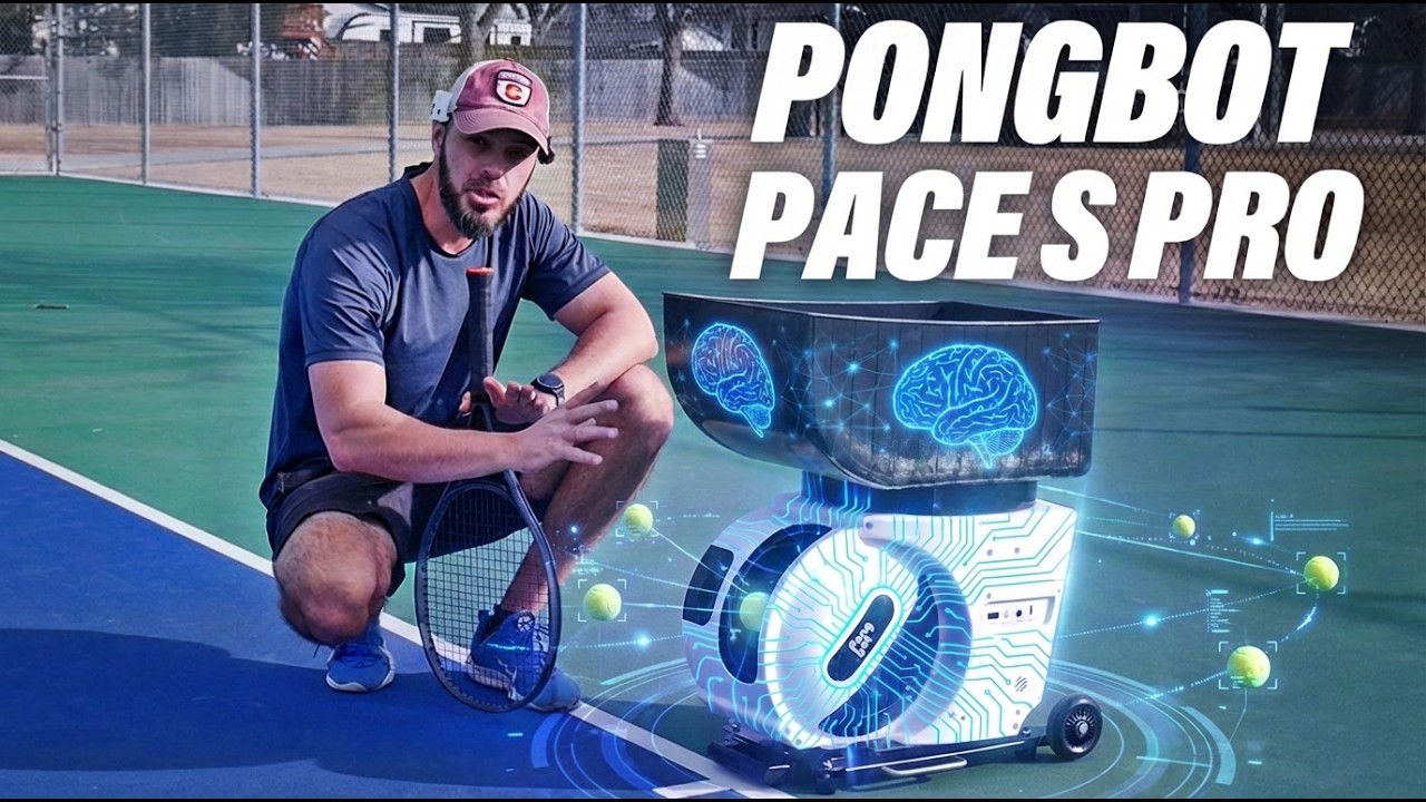 Pongbot Pace S Pro Review: The Smartest Tennis Machine Yet? - YouTube