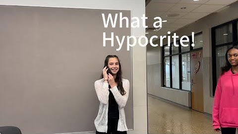 When your teacher is a hypocrite