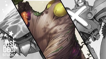 Character Design Time-lapse Montage 1