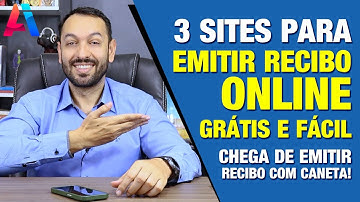 3 Sites pra emitir RECIBO ONLINE GRÁTIS e muito fácil!