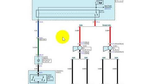 Đọc và phân tích sơ đồ mạch còi trên xe 10