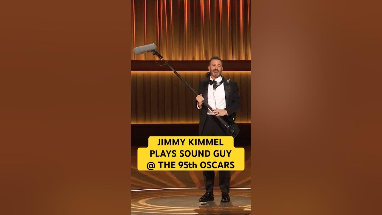 Jimmy Kimmel Tries His Hand At Sound Design And Captures 95th #Oscars Room Tone #shorts #shortsfeed Jimmy Kimmel Tries His Hand At Sound Design And Captures 95th #Oscars Room Tone #shorts #shortsfeed