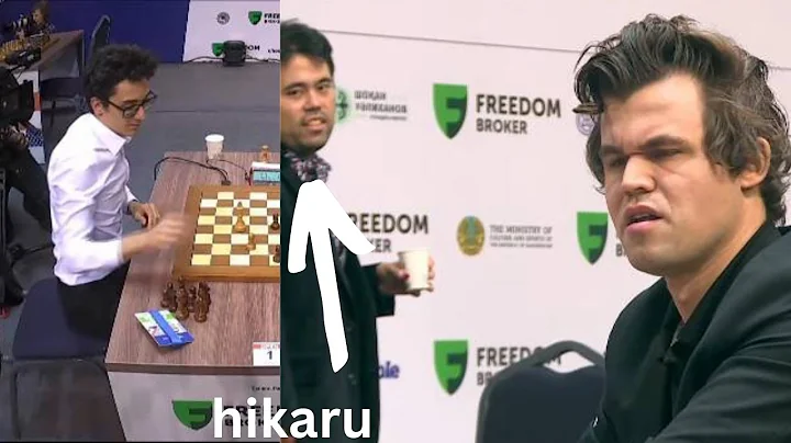 MAGNUS CARLSEN CANT BELIEVE THAT Fabiano Caruana RUN OF TIME and HIKARU SMILE