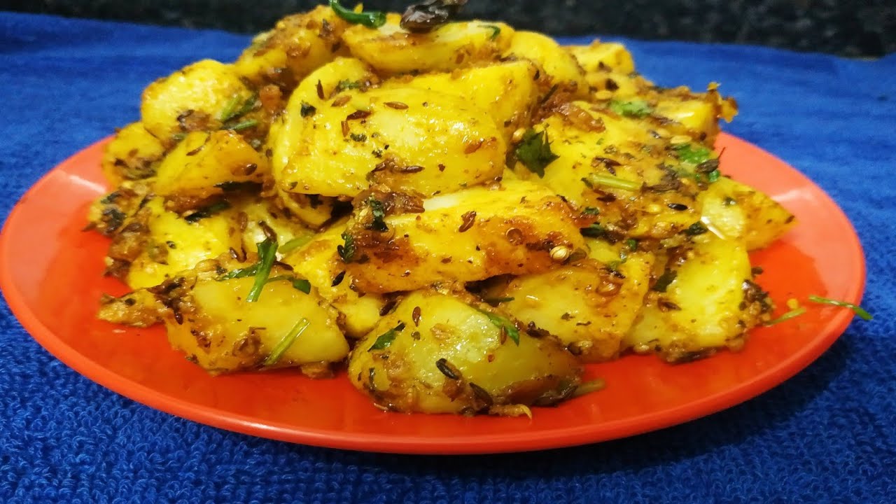 aloo-jeera-recipe-how-to-make-aloo-jeera-boiled-aloo-jeera-youtube