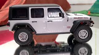 GEKO 24  JEEP RUBICON RC CRAWLER 1/24 INDOOR TEST 150RPM MOTOR