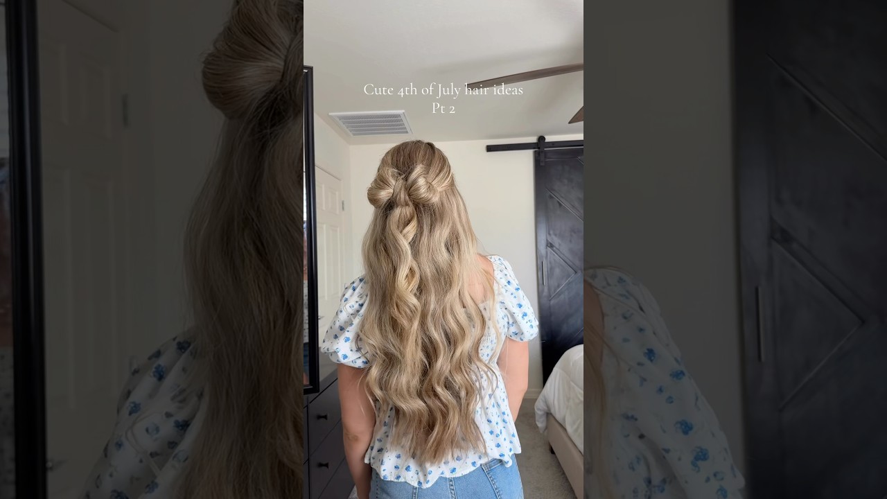 Subscribe for daily hair tutorials! #hairstyle #hairtok #easyhairstyle #hairgoals #summerhair