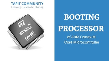 Booting processor of ARM Cortex-M Core Microcontroller