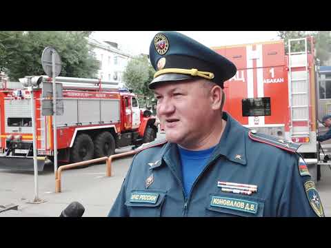 Пожарные провели сегодня учения в центре Абакана - Абакан 24