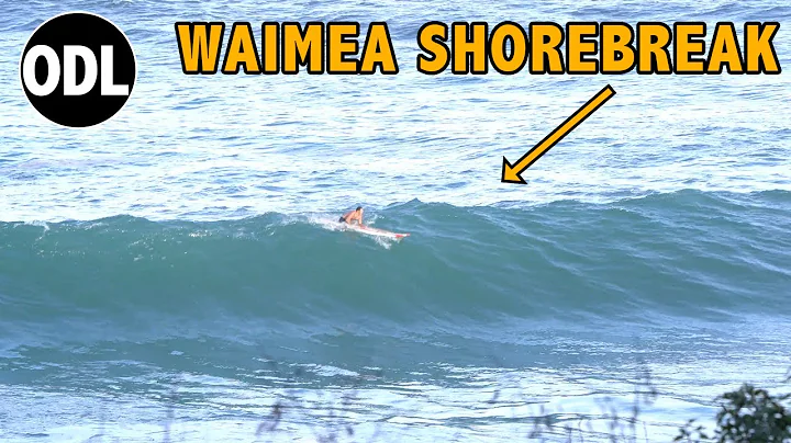 Waimea SHOREBREAK On a Gun?!? Waimea Bay Morning |...