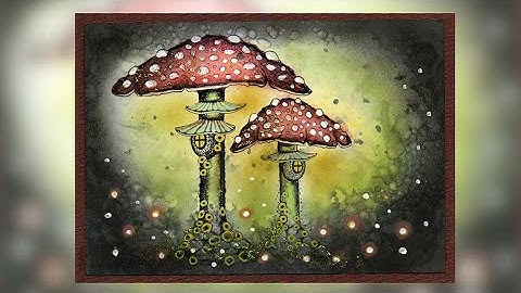 Forest Toadstools by Tracey Dutton - A Lavinia Stamps Tutorial