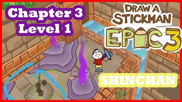 SHINCHAN Draw a Stickman: EPIC 3 - Crocodile Gaming - Chapter 3 Level 1