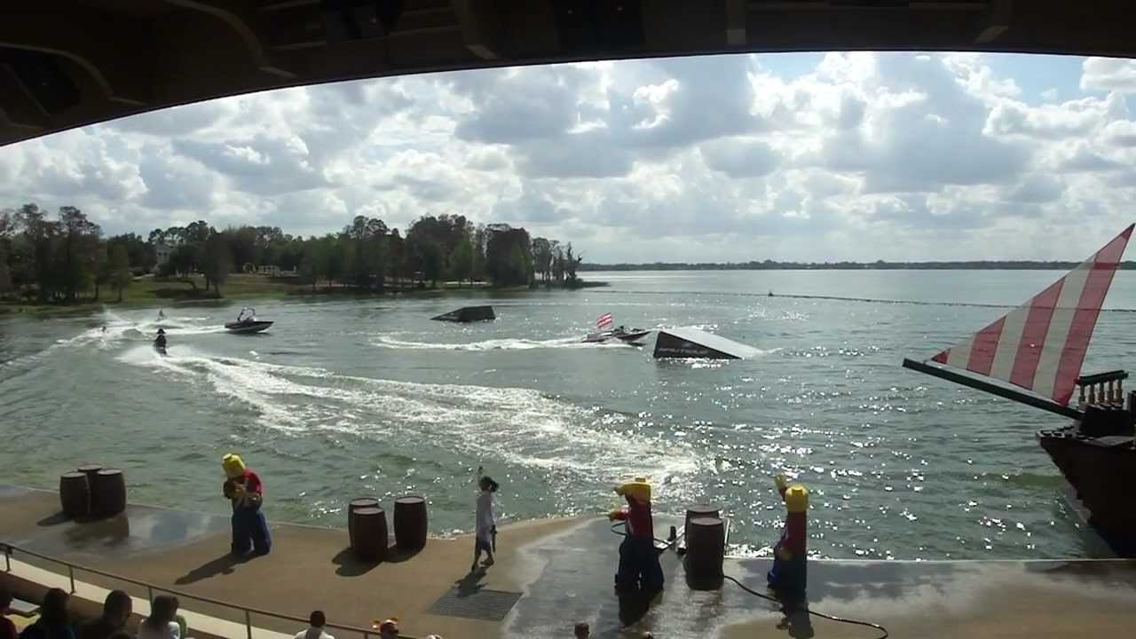 Pirate's Cove Live Water Ski Show no LEGOLAND Flórida YouTube