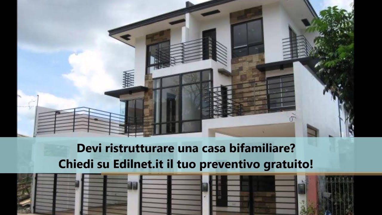 Costo ristrutturazione casa bifamiliare edilnet.it youtube Costo ristrutturazione villa