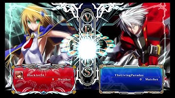 BLAZBLUE CHRONOPHANTASMA EXTEND Vs TheLivingParadox (THAT DEFENSE THO)