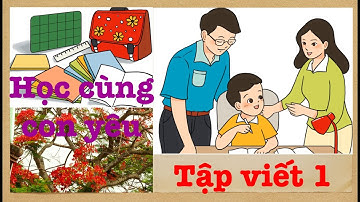 1115. Tập viết lớp 1: Tập viết chữ r, qu, rổ cá, quả lê.   #Hoccungconyeu1