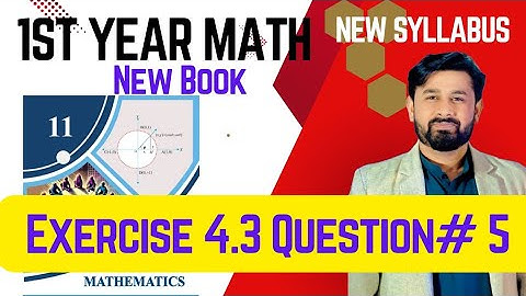 11th Class Math Exercise 4.3|| Question 5 Solution || New Book 2025 || Class 11 Maths