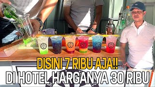 BEGINI BARTENDER TURUN GUNUNG SULAP CUMA SIRUP DAN SODA JADI MINUMAN MEWAH | INDONESIA STREET FOOD