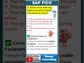 SAP S/4 HANA FICO Exam Question &amp; Answer || SAP FICO Certification Question #sap #sapfico