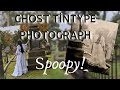 Taking a Ghost Tintype Photograph! Victorian Photography Studio Cemetery Old Timey Photoshoot!