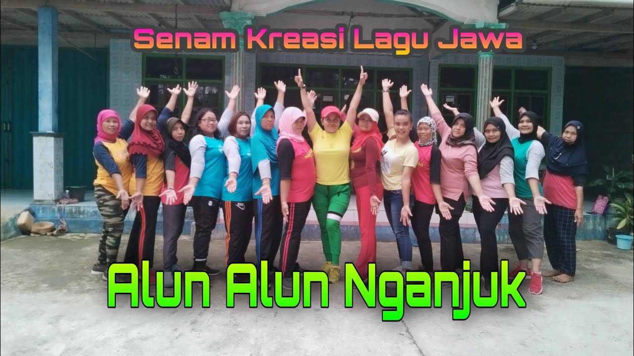 ALUN ALUN NGANJUK //SENAM KREASI LAGU JAWA // @finakreasi-85
