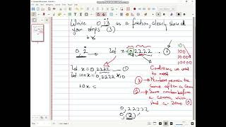CONVERTING DECIMAL(IRRATIONAL) NUMBERS TO FRACTION | GRADE 10 MATHEMATICS | CAPS