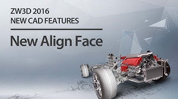 ZW3D 2016 NEW CAD FEATURES:New Align Face