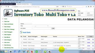 Software Kasir Toko Banyak Cabang Berbasis Web dengan PHP dan MySQL screenshot 5